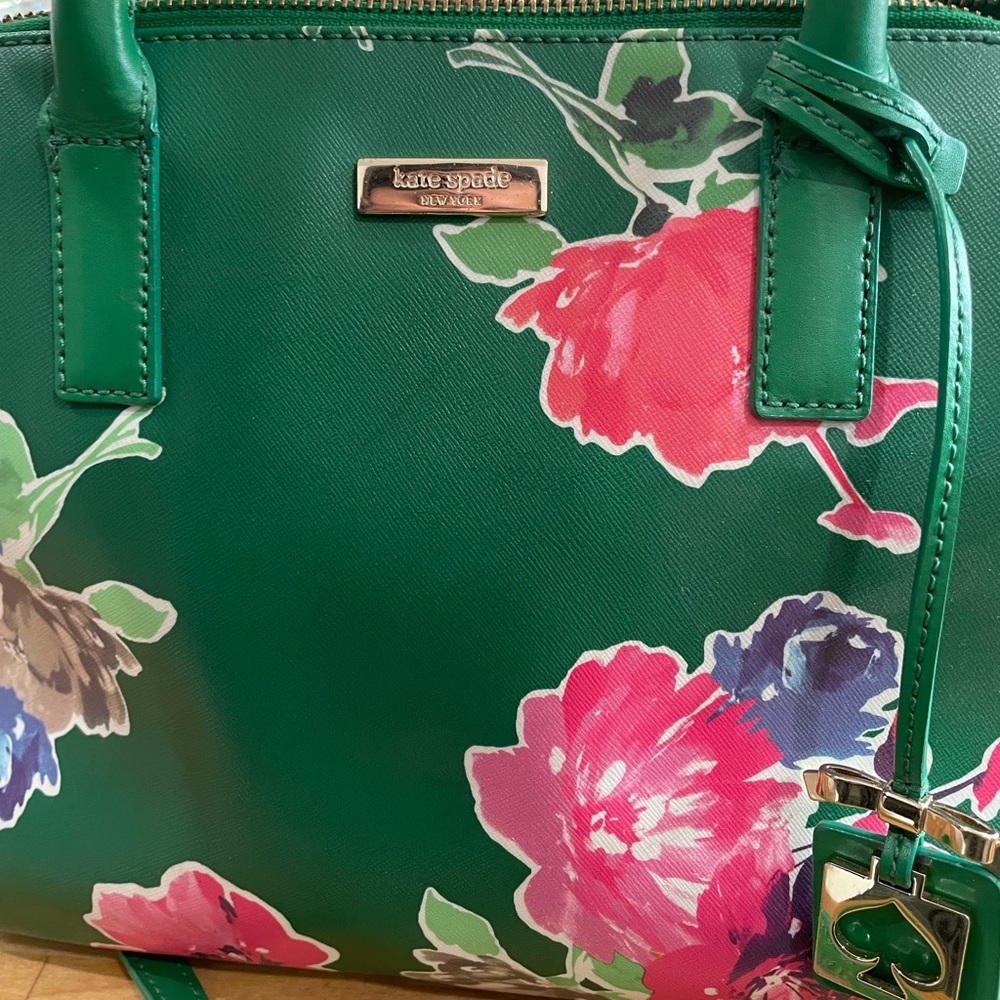 Kate Spade Purse (Green Floral)